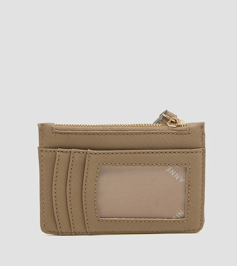 Anne Klein  Anne Klein Logo Detail Zippered Wallet for Women | Best Price UAE